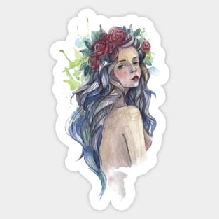 Flower Girl Sticker